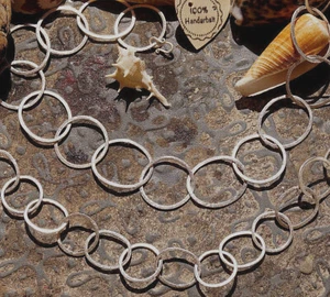 Extrem Gliederkette 925er Silber 45 / 47 cm Glieder Groß Gebürstet Halskette - Bild 1 von 21