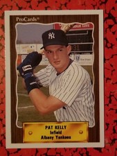 1990 ProCards Minor League #1041 Pat Kelly Albany-Colonie Yankees Baseball Card