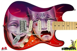 Guitar Skin Axe Righty Electric Theatre of Pain Body Hard Rock Band Act Crue 177 - Picture 1 of 12