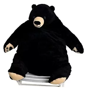 23.6in Teddy Bear Plush Toy Teddy Bear Djungelskog Stuffed 60cm/23.6in Black - Picture 1 of 7