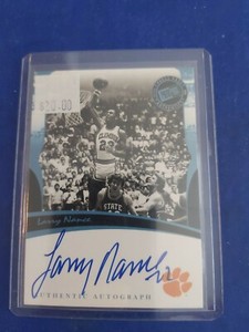 2006-07 Press Pass Legends Signatures Larry Nance Card