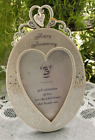 ENESCO OVAL / HEART ANNIVERSARY PICTURE FRAME -   HOLDS 6' X 4' PHOTO