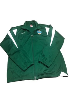 Vintage Nike Stagg bowl Virginia state men's full zip track jacket Size L green - Picture 1 of 8