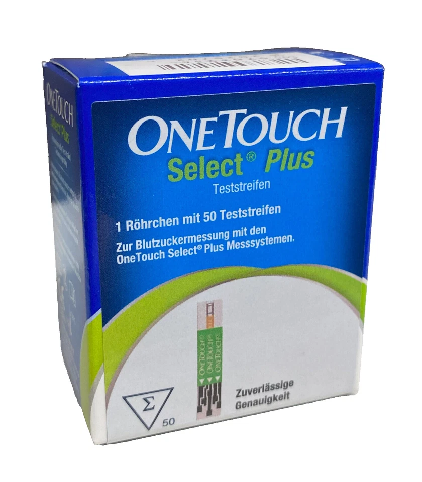 50 Stück - ONE TOUCH SELECT PLUS Blutzucker-Teststreifen - Bild 1 von 1