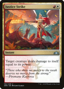 MTG Magic GRN Guilds of Ravnica - 1x EN NM 182 U Justice Strike - Imagen 1 de 1