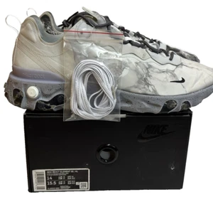 Nike Kendrick Lamar Sneakers React Element Running Trainers White Shoes Men 14US - Picture 1 of 8