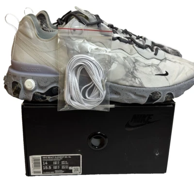 Nike Kendrick Lamar Sneakers React Element Running Trainers White Shoes Men 14US - Image 1 of 4