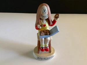 George GoodComic Strip Cathy Figur "Legs Can't Accelerate on Empty Stomach" 5" - Bild 1 von 7