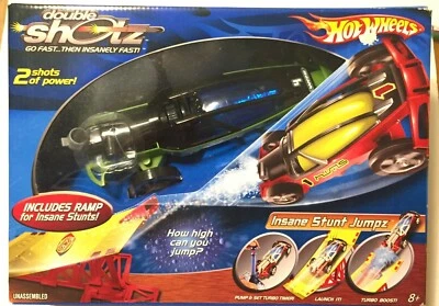 Mattel Hot Wheels Double Shotz Insane Jumpz Stunt Set Novo Na Caixa K0010 Asst. J2522 - Imagem 1 de 4