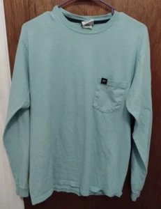 Women's Merican Proper Blue Turtle Long Sleeve T-Shirt Size Medium - Picture 1 of 6