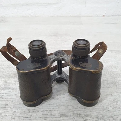 Vintage Carl Zeiss Jena 325639 Marineglas  6x Military Binoculars - G1 - Image 1 of 4