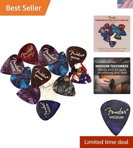 Vom Spieler zugelassene verschiedene Gitarren-Plektren: 12er-Pack in dünnen, mittleren & schweren Messgeräten - Bild 1 von 12