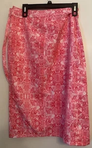 Rip skirt Hawaii Floral Skirt 2XL Pink Wrap Colorful Length 2 Pockets-NWT! - Picture 1 of 6