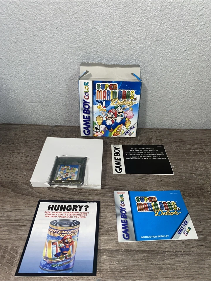 Super Mario Bros Deluxe Nintendo Gameboy Color 1999 Completo Estado Incrível!! - Imagem 1 de 4