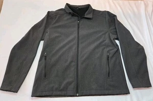 Port Authority Coat Men's XL Grey Full Zip Fleece Lined - Picture 1 of 10