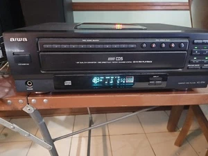 Aiwa XC-37M CD Changer 5 Compact Disc Player HiFi Stereo Tested Works- No Remote - Picture 1 of 5