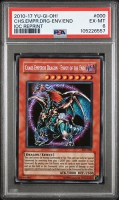 YU-GI-OH 2010-2017 CHAOS EMPEROR DRAGON IOC #000 INVASION OF CHAOS REPRINT RARE - Image 1 of 3