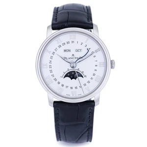Blancpain Villeret Quantieme Complet | REF. 6654-1127-55B | Stainless Steel | Bo - Picture 1 of 2