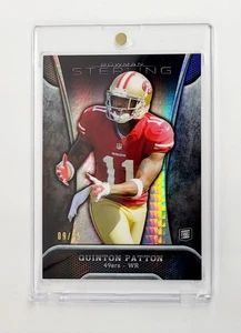 MINT #/25 RC PRISM REFRACTOR 2013 Bowman Sterling Quinton Patton #93 NFL 49ERS  - Foto 1 di 2