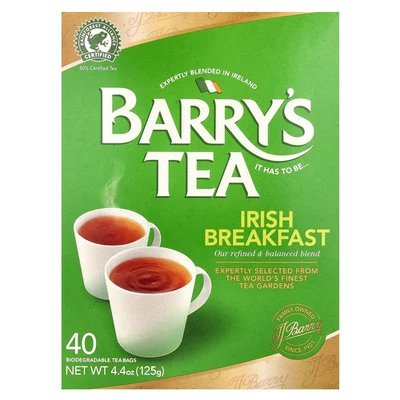 Desayuno irlandés, 40 bolsitas de té, 4,4 oz (125 g) Foto 1 de 3