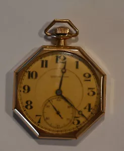Burlington - Illinois Pocket Watch 21 Jewels Size 12s 275 adjusted - Picture 1 of 6
