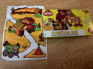Vintage Play-Doh Western Cowboy Set 1975 Molds - Picture 1 of 7