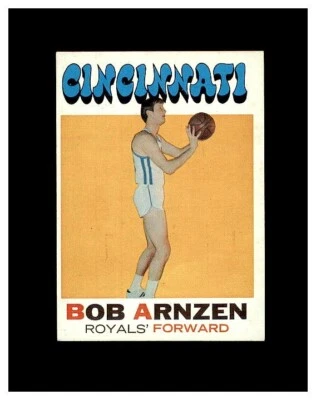 1971-72 TOPPS BASKETBALL CARD CINCINNATI ROYALS #94 BOB ARNZEN NR.MINT/MINT - Image 1 of 2