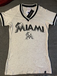 5th & Ocean Womens MLB Miami Marlins Baseball Shirt New Small, S - Picture 1 of 6