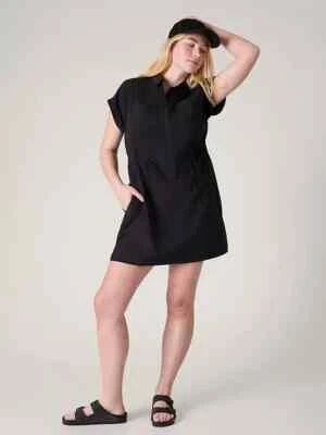 Athleta 1X Topspin Dress Black #534777 RT $169 - Image 1 of 4