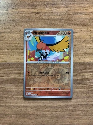 NM Pokemon Paldea Evolved Fletchinder Reverse Holo 029 - Image 1 of 2