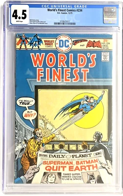 World's Finest Comics #234 CGC 4.5 WP - Image 1 of 2