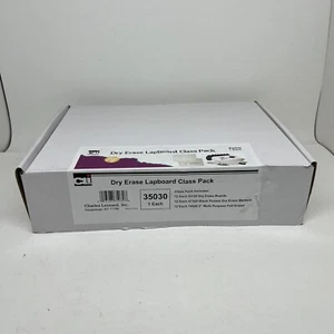 Dry Erase Classpack, Plain/Primary Lined 2-Sided Boards, Markers & Erasers, Pac - Picture 1 of 6