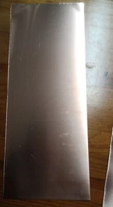 High-Purity Copper Cu Metal Foil Sheet Strip Plate - 50x20cm x 0,5 mm - Picture 1 of 2