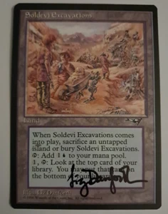 Soldevi Excavations EX Signature MTG Magic the Gathering Alliances Reserved List - Picture 1 of 4