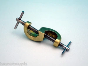 Lab Brass Cross Clip Clamp Holder Stand Rod Rack( big) - Picture 1 of 1