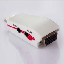 Details +USB  Video Power VGA Audio Adapter Male To 1080P Converter Female HDMI