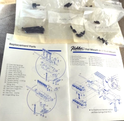 KAHLER Electric Guitar Tremolo parts from 1994 - Image 1 of 4