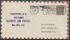 1932 AAMC #3213 Vancouver BC Welcomes Olympic Air Cruise Commemorative Cover