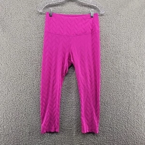 90 Degree Reflex Athletic Pants Pink High-Waist Tummy Control Bottoms Women's M - Picture 1 of 7