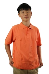3 Pack School Uniform Short Sleeve Polo Shirts Sizes 4-20 Cotton Blend Tag-Free - Picture 1 of 39