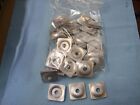 Snowmobile Track 7mm Stud Backer Plate 48 Pack Square Aluminum Backers CCS S1