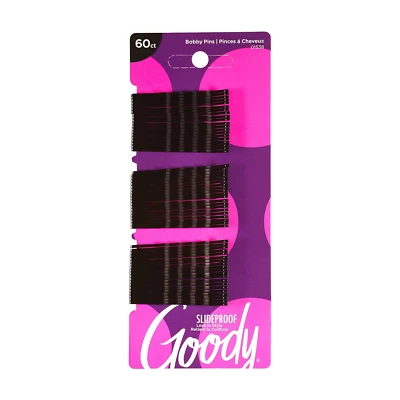 Slideproof Bobby Pins, Black, 60-Count (1942233) - Image 1 of 4