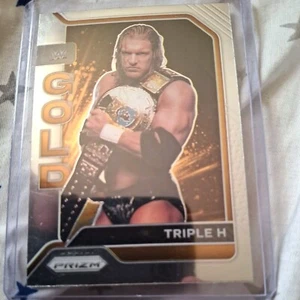 TRIPLE H ( GOLD Insert Card #9 ) 2022 WWE Panini Prizm HHH - Picture 1 of 2