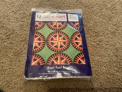 Mini Mariners Compass Kit Printed Fusible Interfacing (4) 21” Compass Pattern - Image 1 of 2