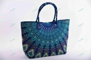 Indian Tapestry Ladies Handbag Mandala Purchase Shoulder Carry Bag Purse - Picture 1 of 8