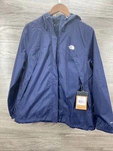 THE NORTH FACE WOMEN'S ANTORA HOODIE WATERPROOF RAIN JACKET  SUMMIT NAVY SZ XL - Picture 1 of 4