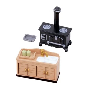 Calico Critters Oven&Sink Set Doll House Kitchen KA-425 EPOCH Sylvanian Families - Picture 1 of 1
