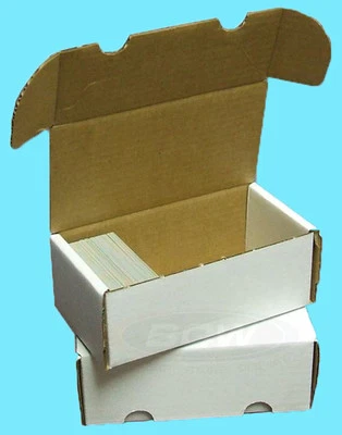 50 BCW 400 COUNT CARDBOARD STORAGE BOXES Trading Sport Card Holder Case Baseball - Image 1 of 3