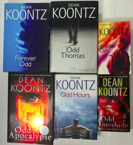 Lot of 6 Dean Koontz ODD THOMAS books pb + hc Vintage - Picture 1 of 9