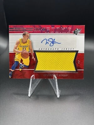 2014-15 SPx - Rookie Autograph Jersey #91 Nik Stauskas /499 (AU, MEM, RC) - Image 1 of 2